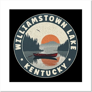 Williamstown Lake Kentucky Sunset Posters and Art